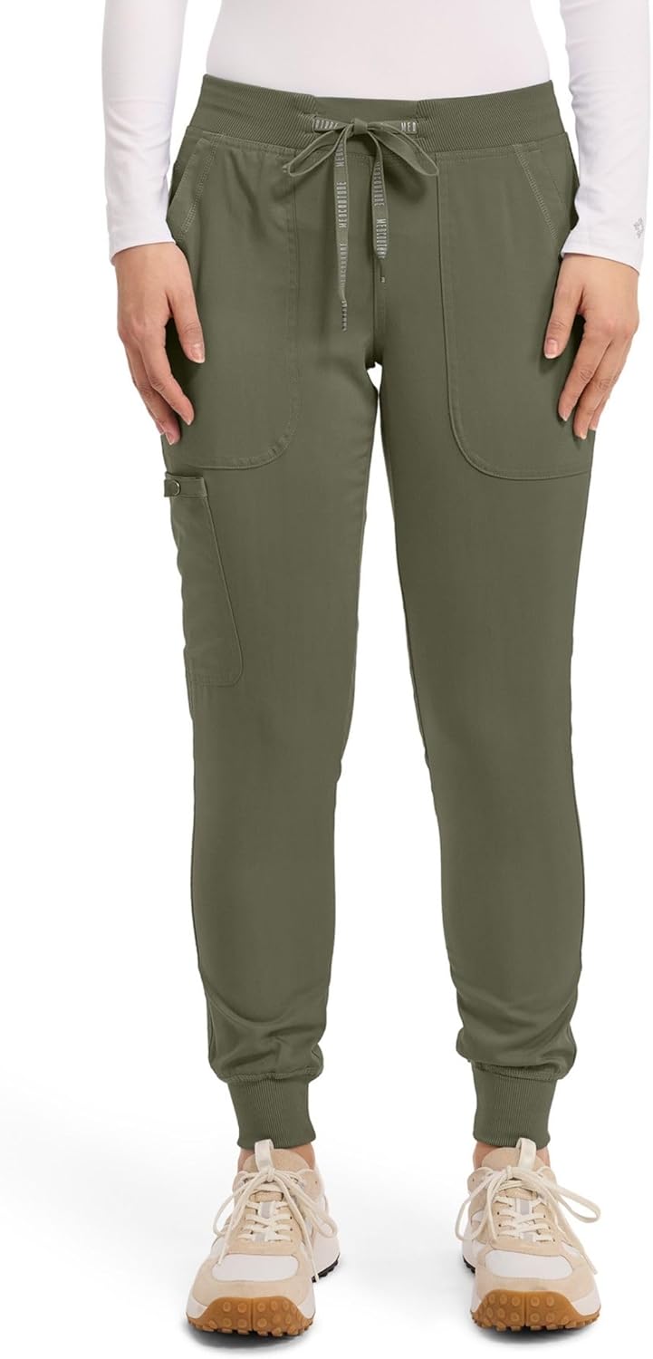 Med Couture Scrub Pants for Women - Lightweight Jogger Bottoms