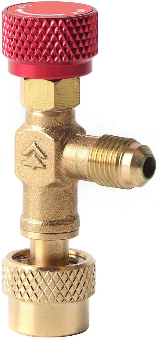 Brass Control Valve for Effortless Refrigerant Charging