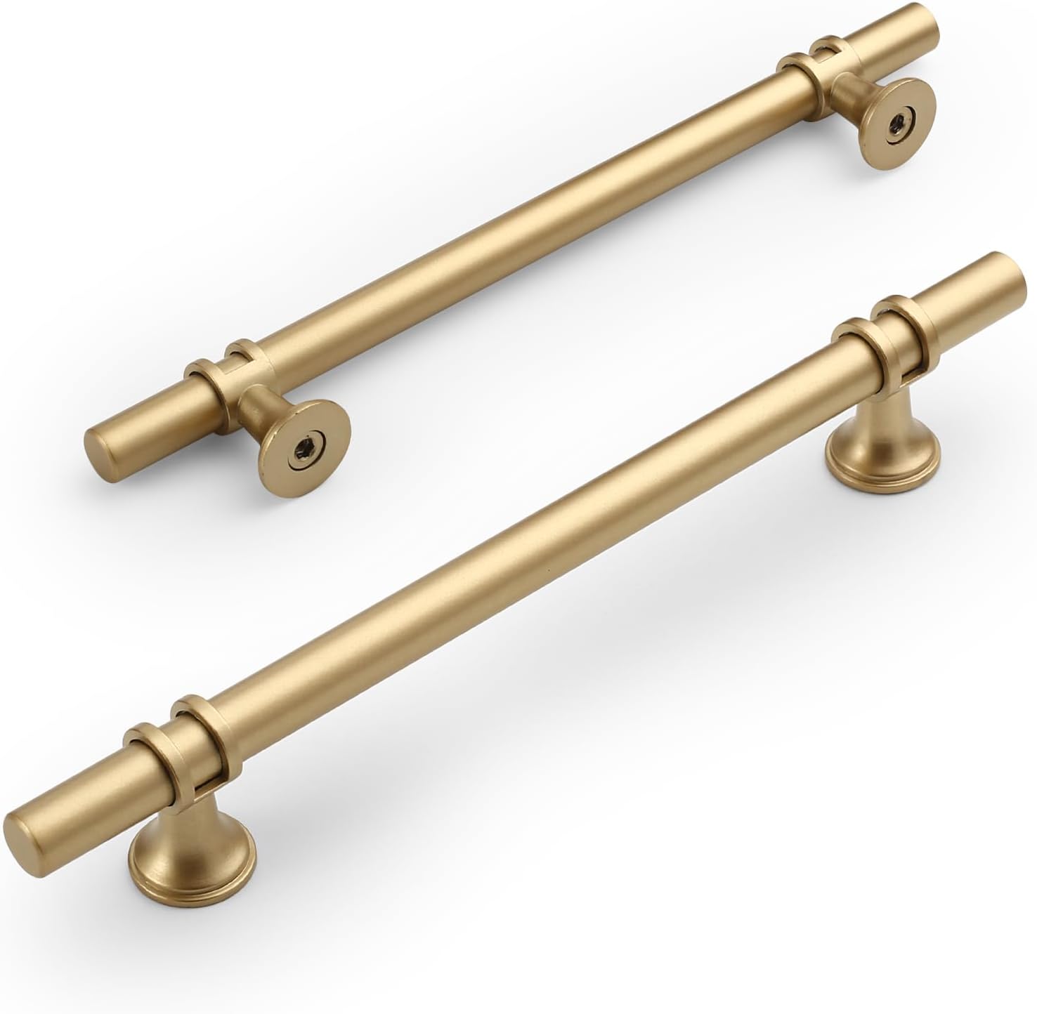Matte Gold Cabinet Pulls 6.3 Inch for Stylish Home Decor