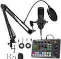 Live Sound Card with DJ Mixer Effects & Voice Changer for Streaming