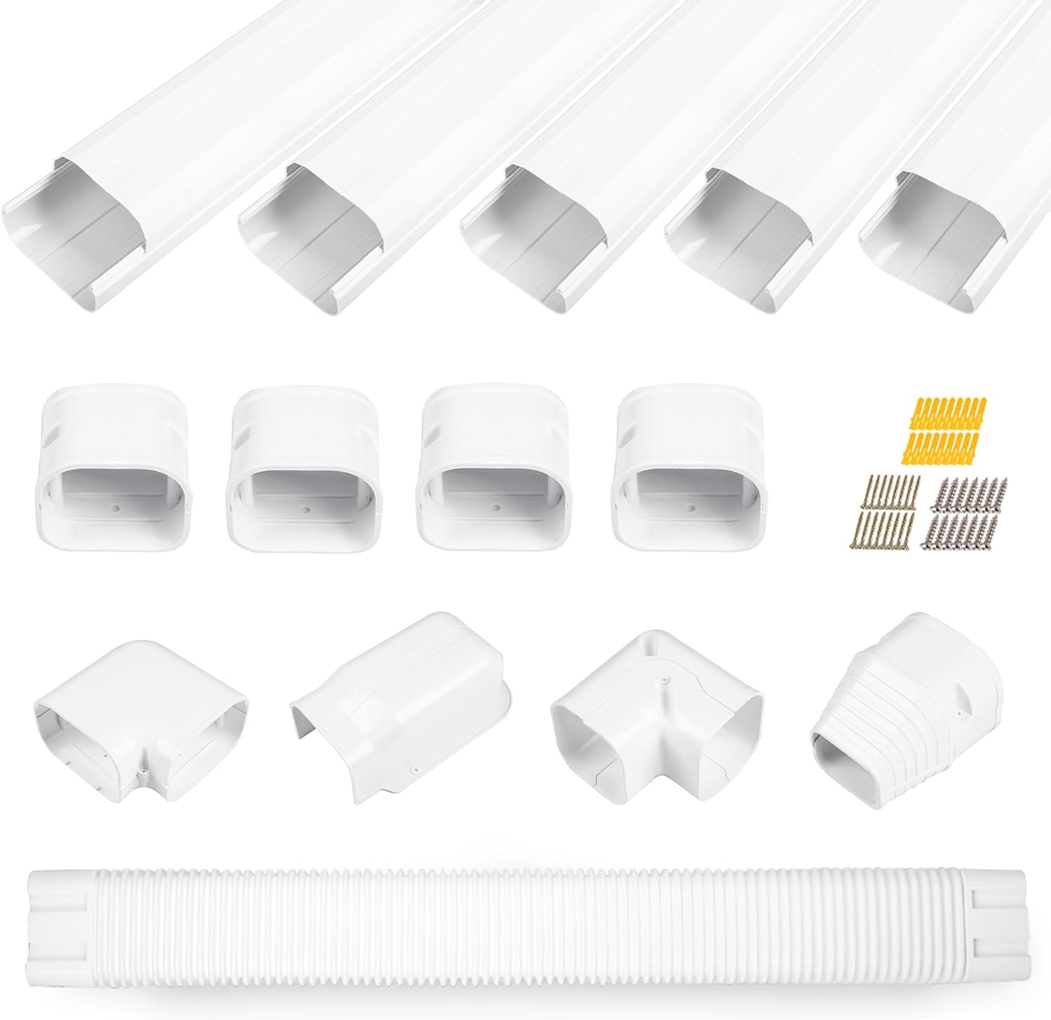 Protect Your Mini Split Lines with LyPrem 10Ft PVC Cover