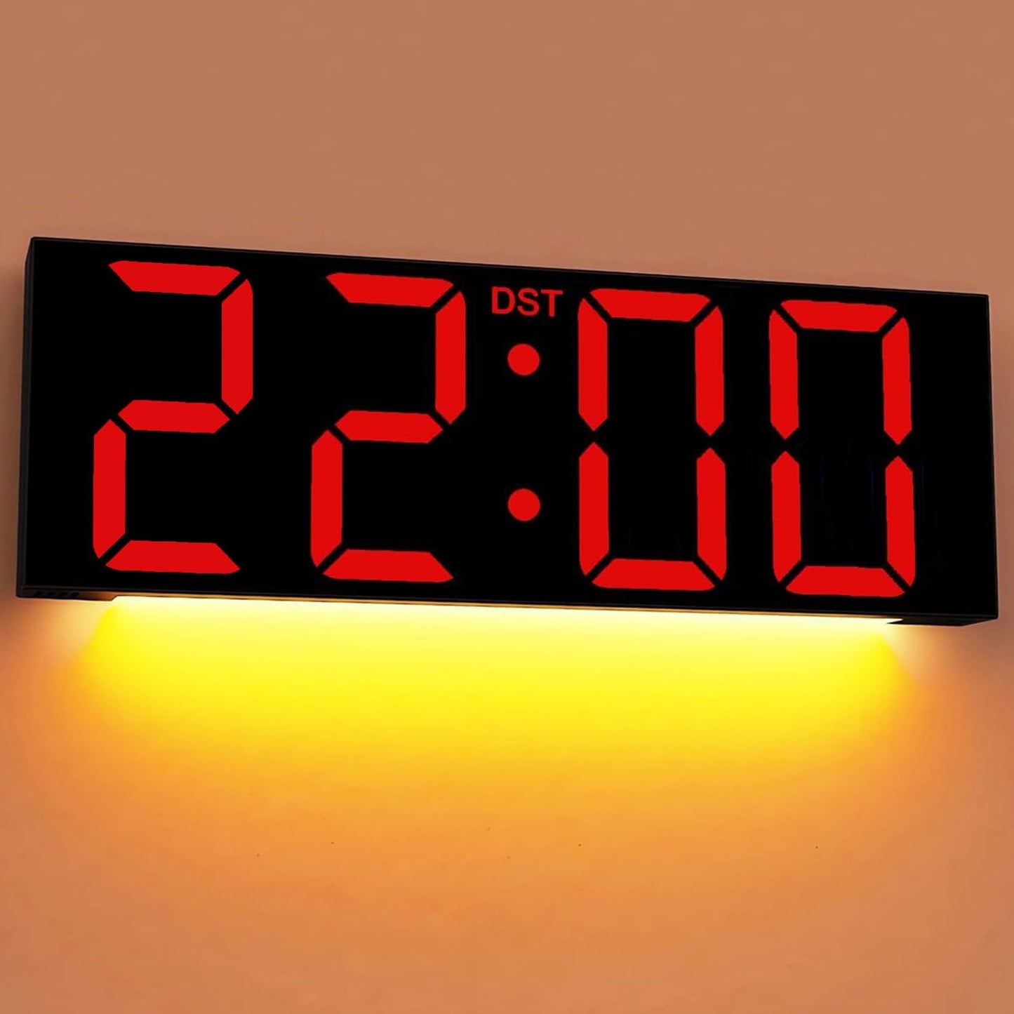 JALL 22 Inch Large Digital Wall Clock with Big LED Display