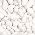 20lbs White Natural River Rocks Polished Pebbles - Durable Decorative