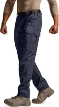 CQR Men's Tactical Pants - Durable Water Resistant Ripstop Cargo 35%