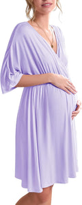 Maternity Nursing Dress 3-in-1 Labor Gown - Easy Breastfeeding