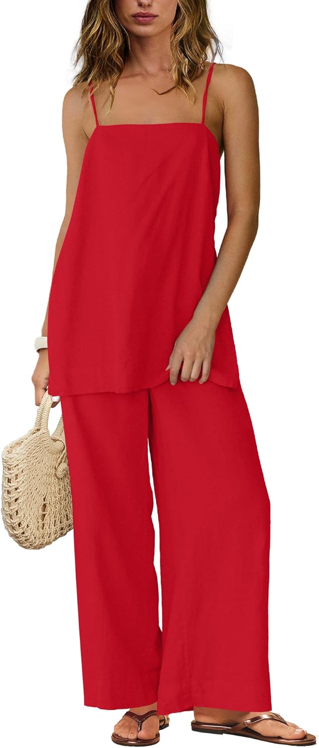 Yanekop Linen Sets for Women: Stylish Summer Lounge Outfits
