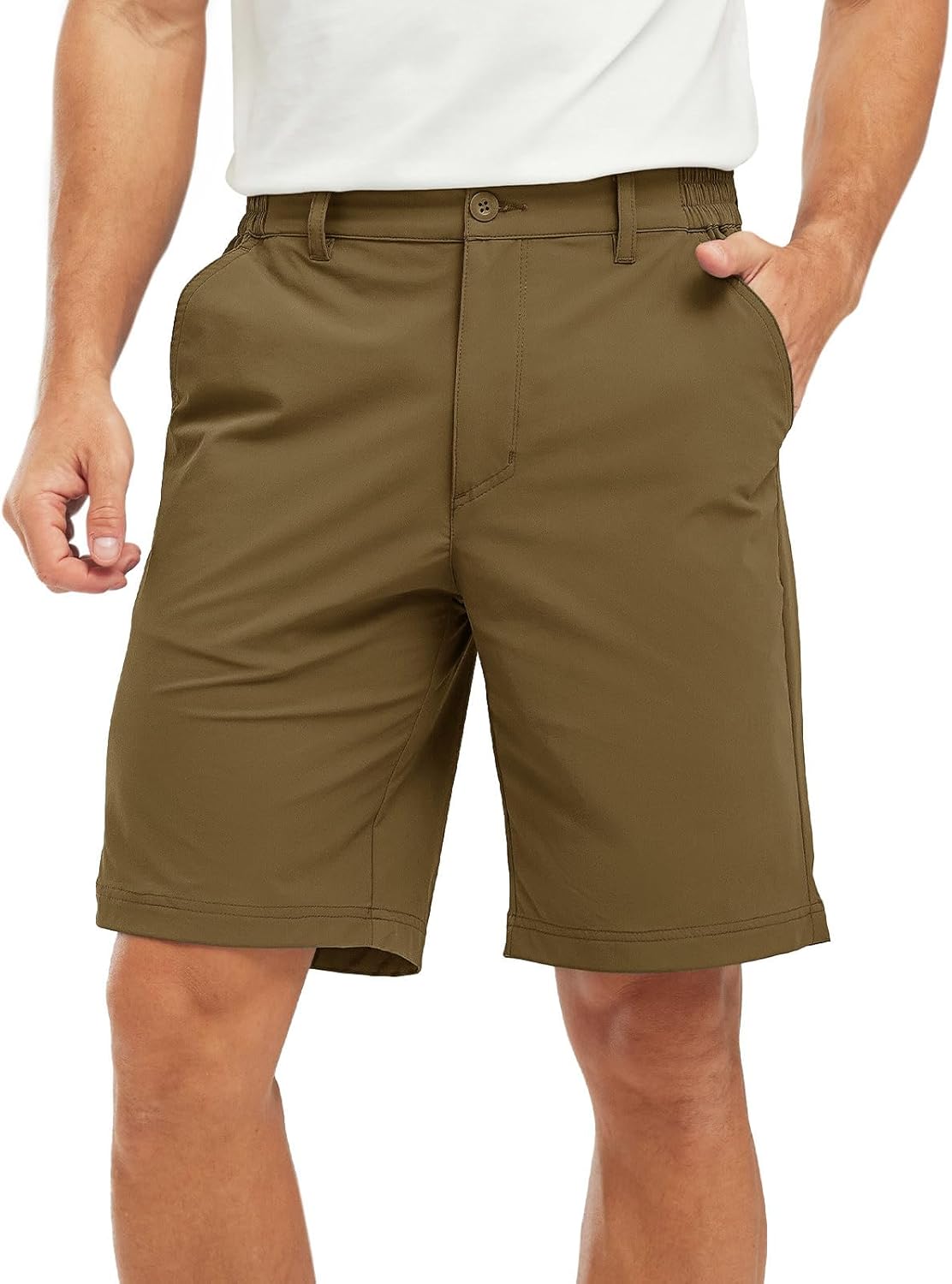 TBMPOY Men's Golf Shorts 9in Quick Dry Casual Travel Shorts