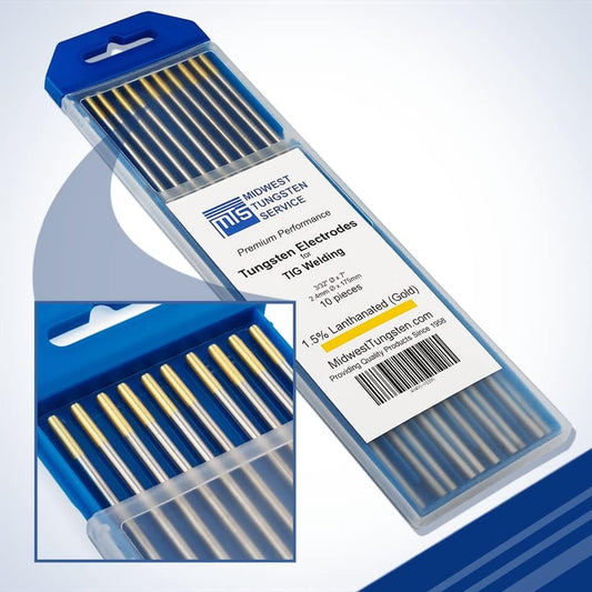 Midwest Tungsten Service TIG Welding Electrodes 10-Pack for All