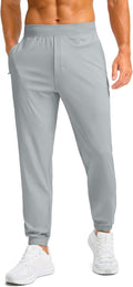 Soothfeel Men's Joggers with Zipper Pockets - Lightweight Athletic Fit