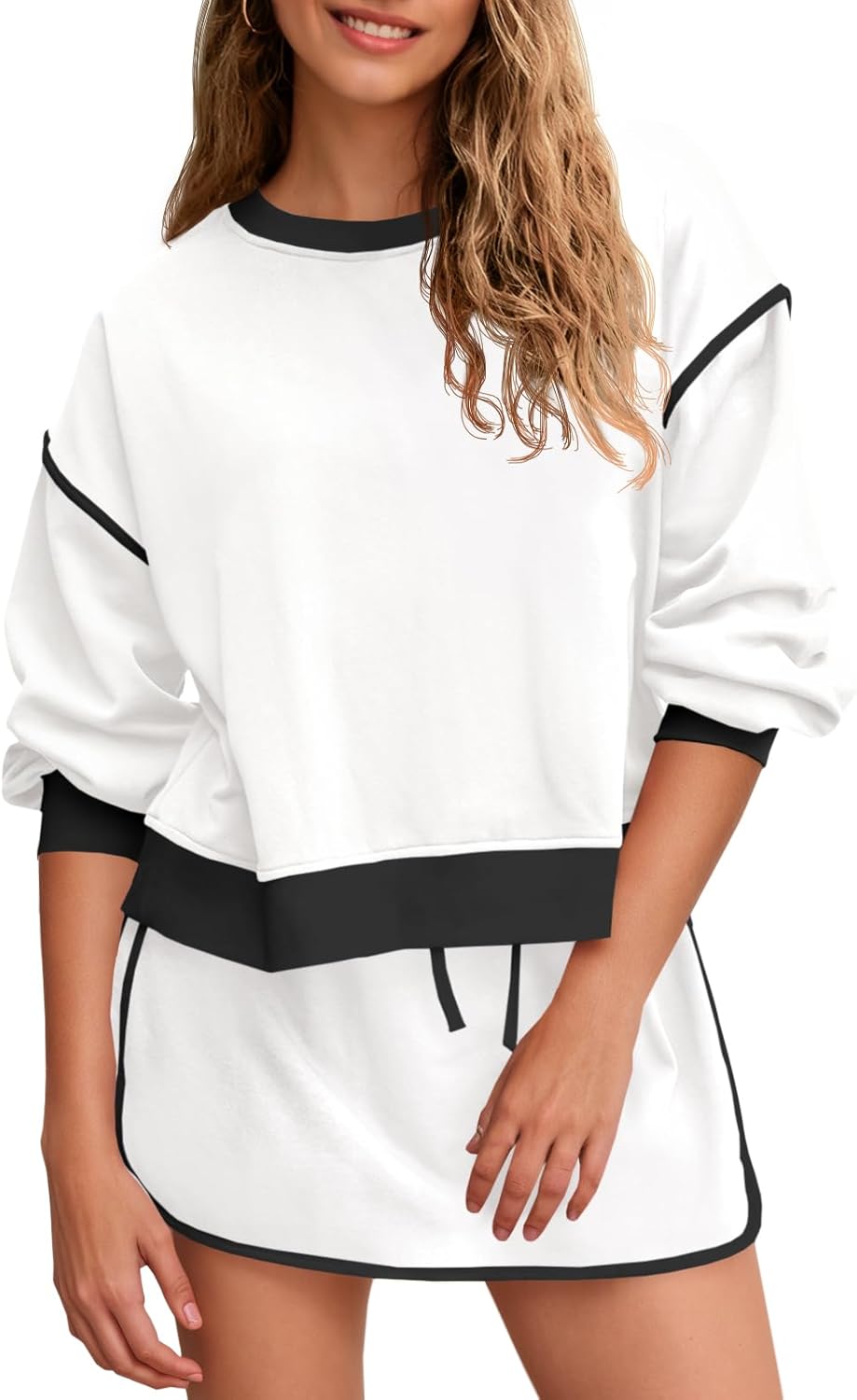Fisoew Womens Sweatsuits 2 Piece Set for Stylish Comfort
