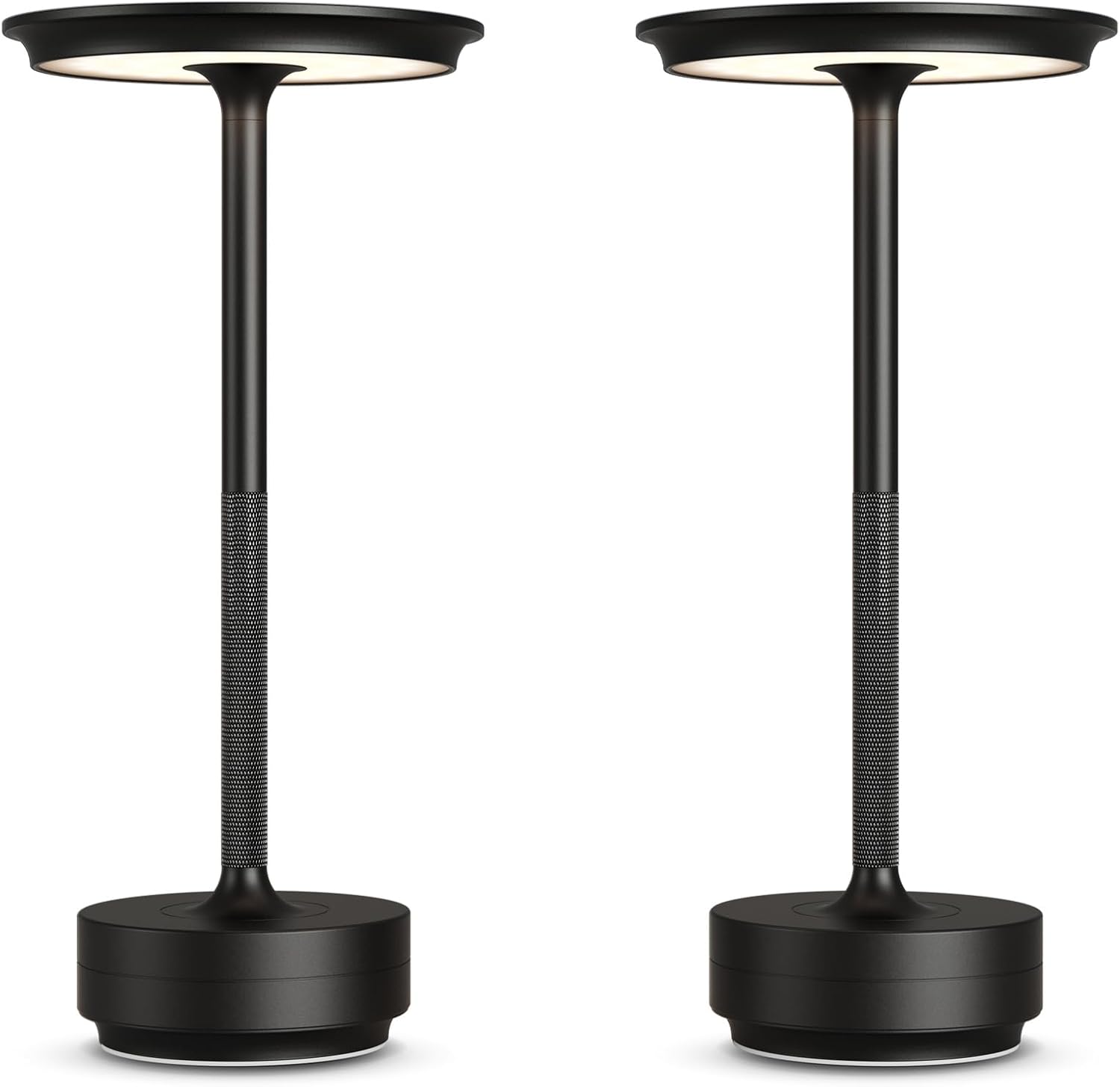 Cordless Table Lamps Rechargeable with 3 Color Dimming Options