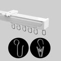 Heavy Duty Ceiling Mount Curtain Track for Smooth Room Division