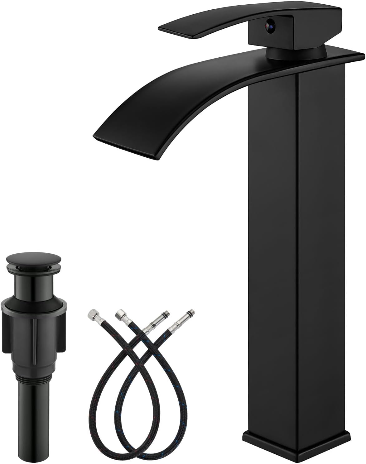 Gotonovo Waterfall Tall Bathroom Faucet for Modern Sinks