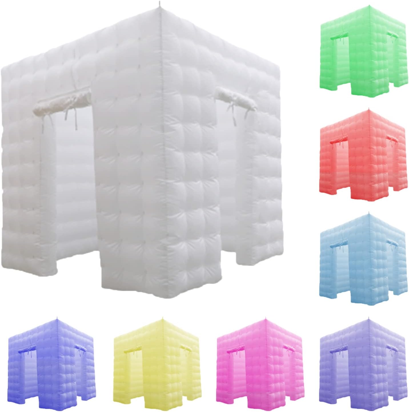 Inflatable Photo Booth Enclosure with LED Light for Events