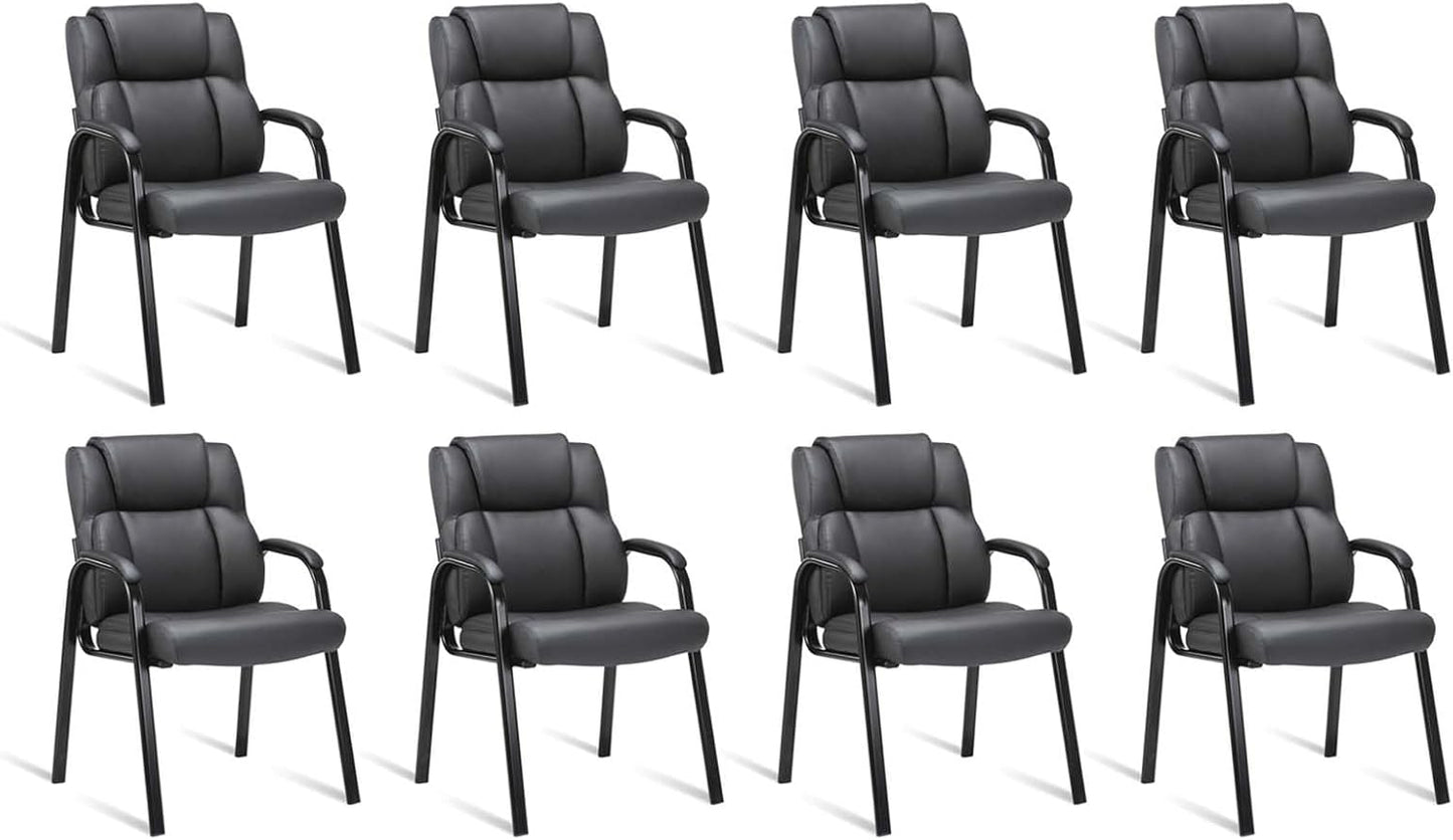 CLATINA Leather Guest Chair for Reception and Meeting Rooms