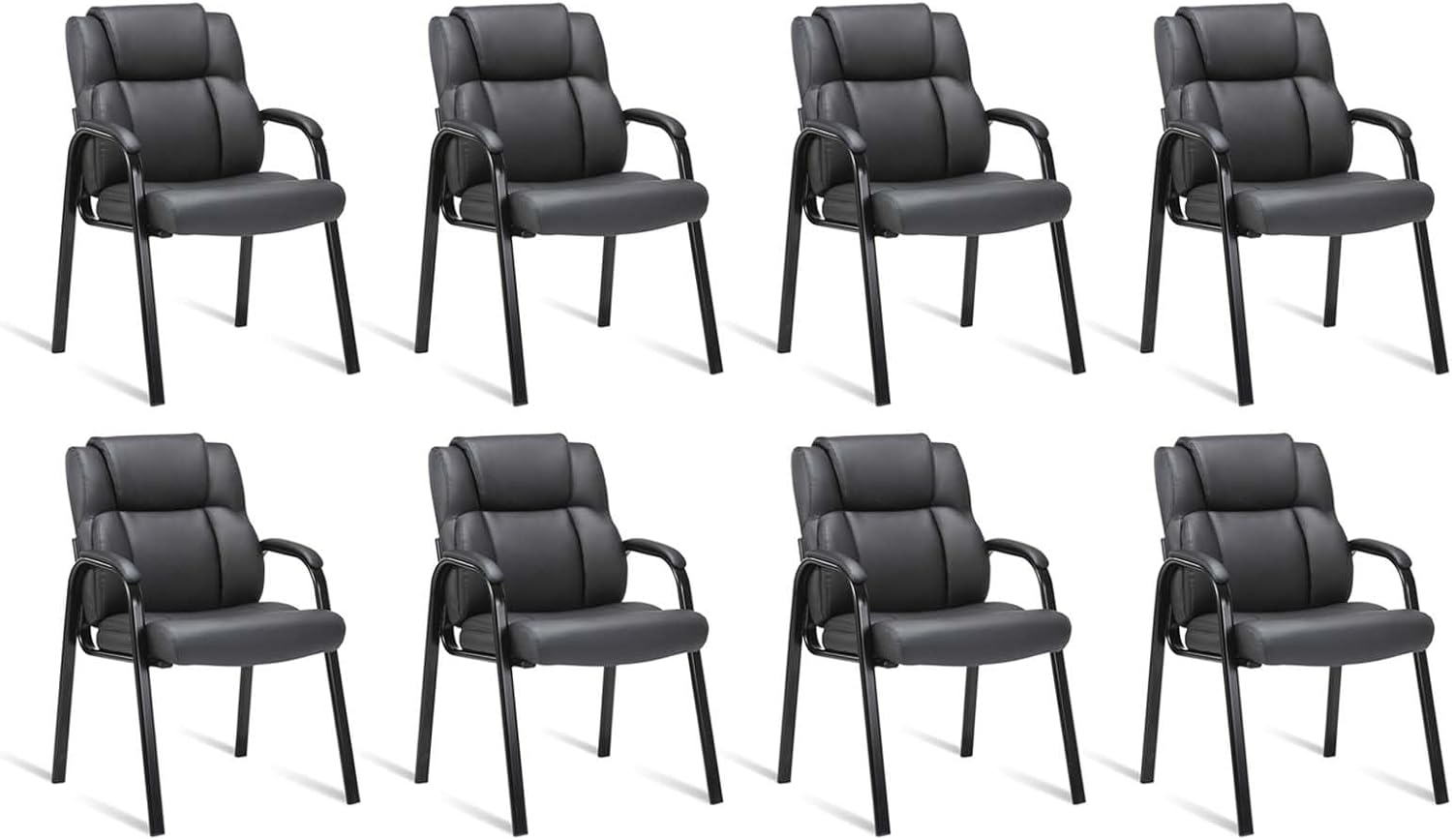 CLATINA Leather Guest Chair for Reception and Meeting Rooms
