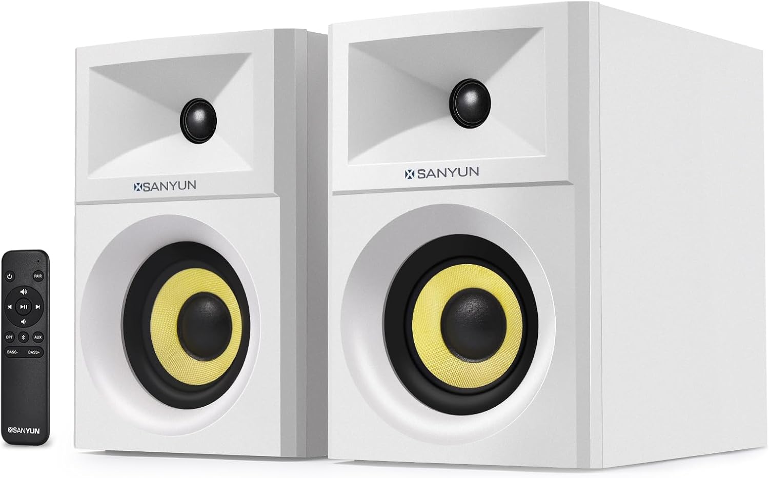 Immerse in Premium Sound: SW205 80W Bookshelf Speakers