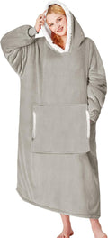 Yescool Wearable Blanket Hoodie - Cozy Sherpa Sweatshirt