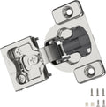 Furniware 1/4 in Small Overlay Concealed Face Frame Hinges - 105