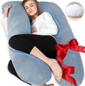 U Shaped Maternity Pillow for Pregnant Women - 55 inch Support