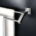 Alise Bath Double Towel Bars 24 in Brushed Nickel - Heavy Duty
