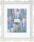 Laura Ashley 11x14 White Ornate Textured Picture Frame for Home