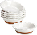 MALACASA Ceramic Mini Pie Pans Set of 6, 6 in - Perfect Individual