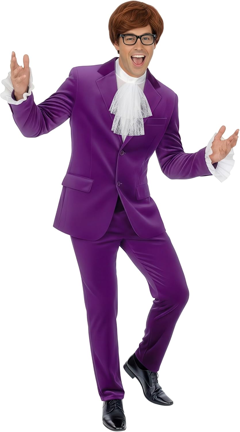 60s Swinger Costume for Men - Retro Spy Outfit for Halloween