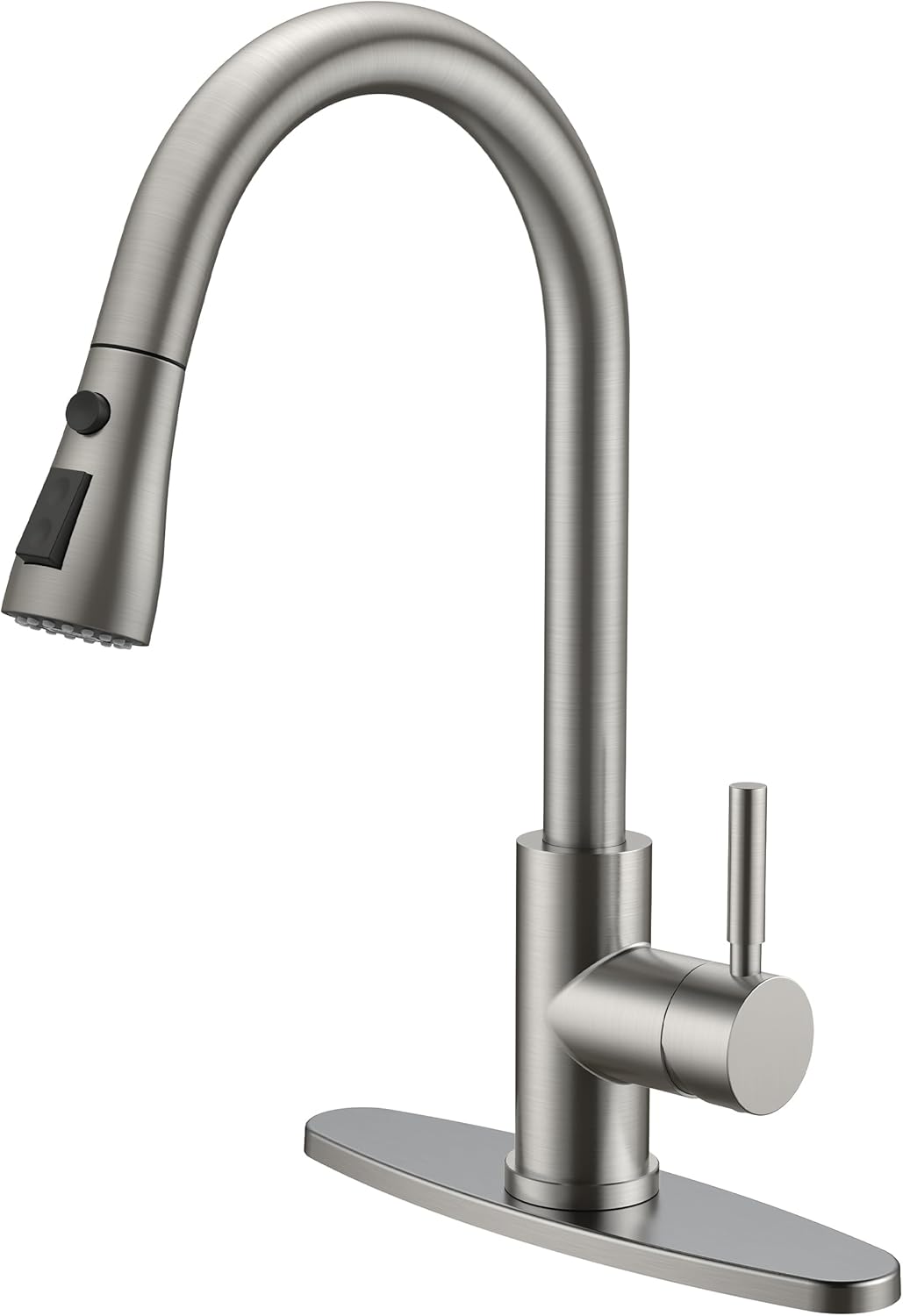 QFN Kitchen Faucet with Pull Down Sprayer for Farmhouse Sinks