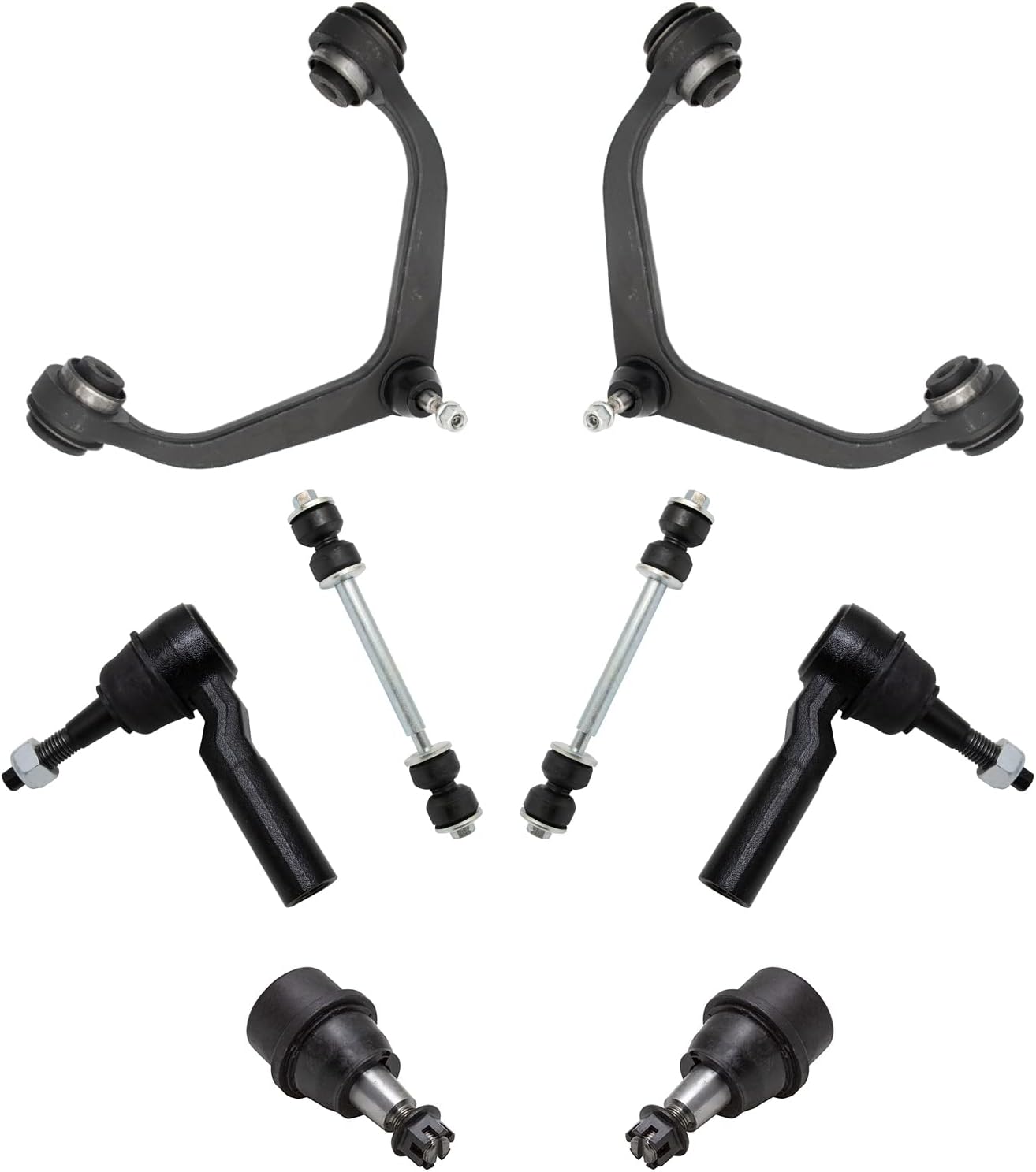 TRQ Front Steering & Suspension Kit for Chevrolet GMC Vehicles