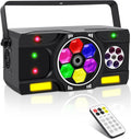 DJ Party Lights 80W 6IN1 LED DJ Disco Light - Compact Multi-Effect