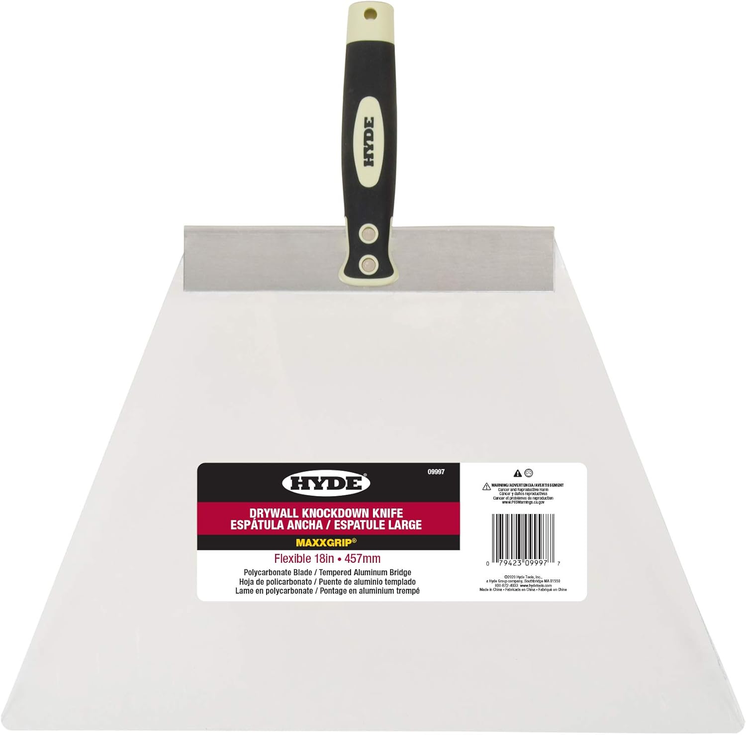 HYDE 09997 Acrylic Knockdown Knife for Perfect Finishes