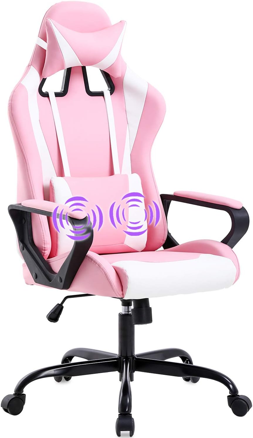 Adjustable Racing Gaming Chair with Massage - Ultimate Comfort!