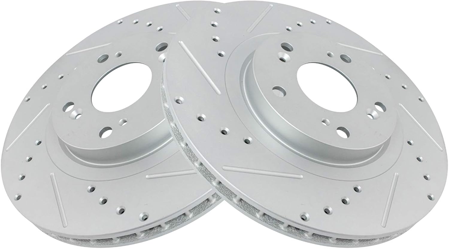 TRQ Front Performance Brake Rotors Set for Acura RSX & Honda Civic