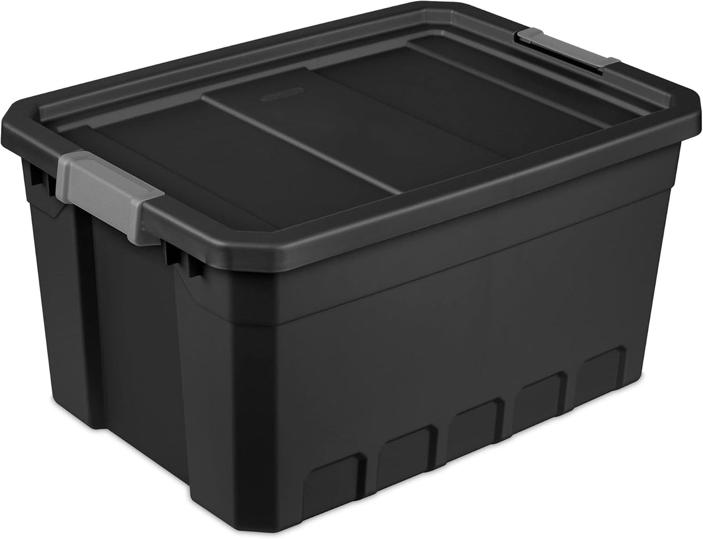 Sterilite Tote Stacker Black 19GA 14869006 for Organized Storage
