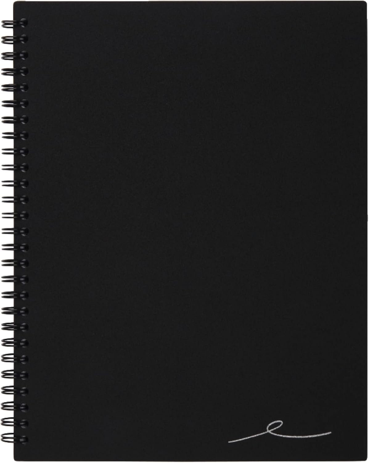 Office Depot Black Wirebound Notebook, 160 Pages, 1 Subject