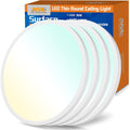 Allsmartlife LED Flush Mount Ceiling Light 4 Pack - Slim 15.8in 32W