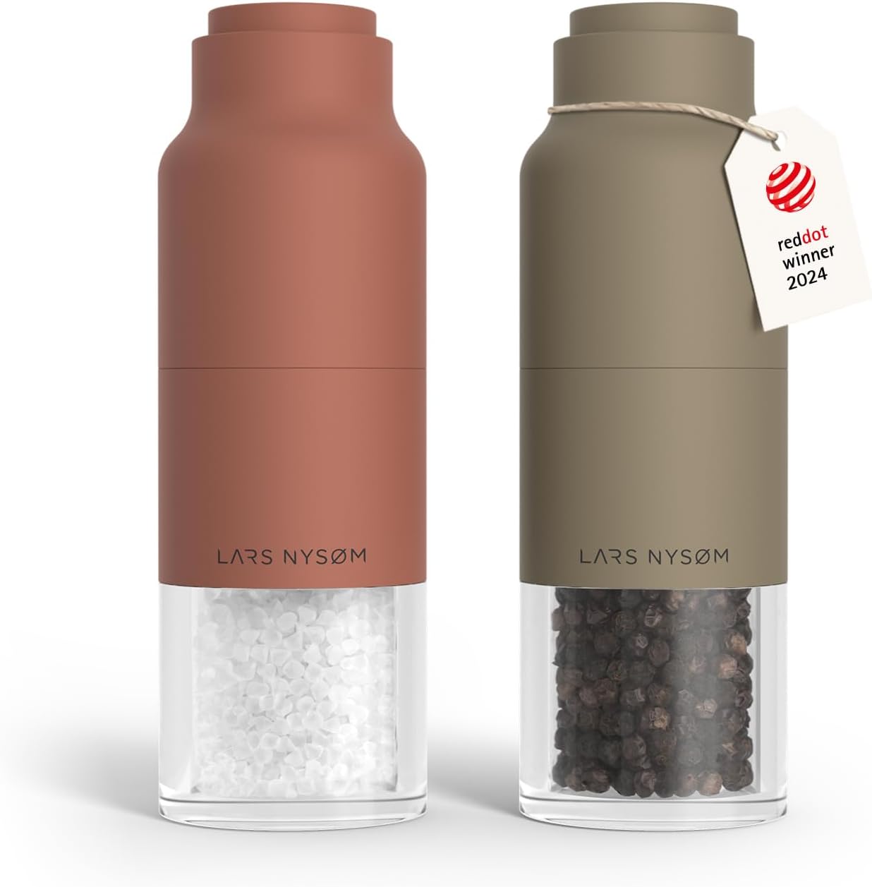 LARS NYSM Salt and Pepper Grinder Set for Stylish Cooking