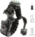 20 in 1 Survival Paracord Bracelet Adjustable Gear Kit - Compact