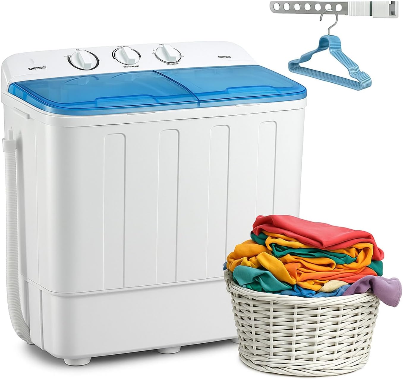 Sportpulse 18lbs Portable Mini Twin Tub Washing Machine Review