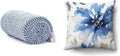 Bundle of 50x60 Throw Blanket + 18x18 Throw Pillow - Cozy Cotton Set
