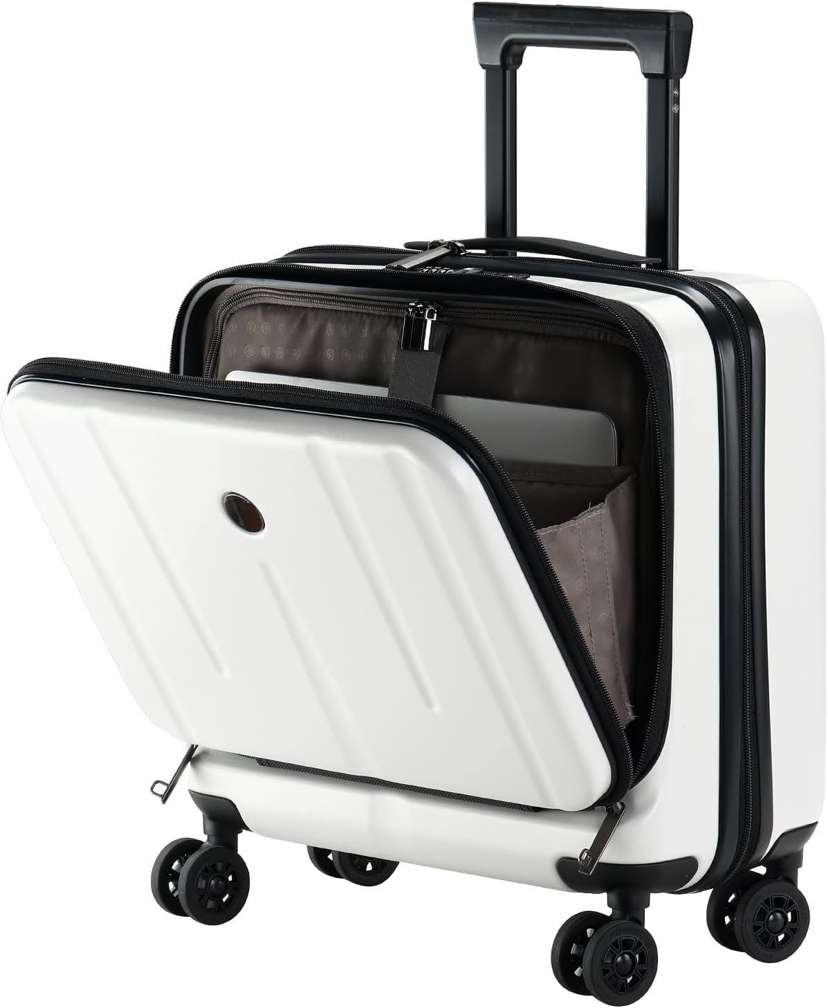 16 Inch Carry On Luggage with Dual Lock for Business Travel