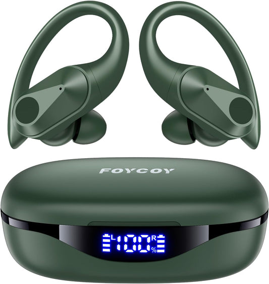 Long-lasting Wireless Earbuds with LED Display - FOYCOY