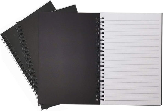 Thick Paper College Ruled Notebooks, 3 Pack, 60 Sheets, Compact Size, Ideal for Students