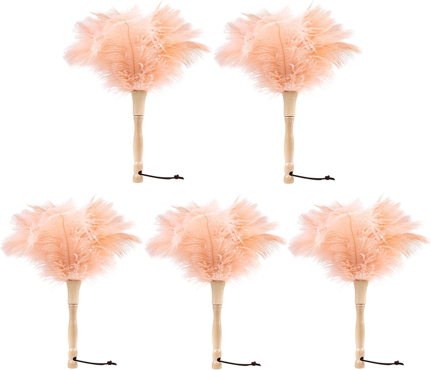 Ostrich Feather Duster 12 Inch Handheld Cleaning Tool for Home