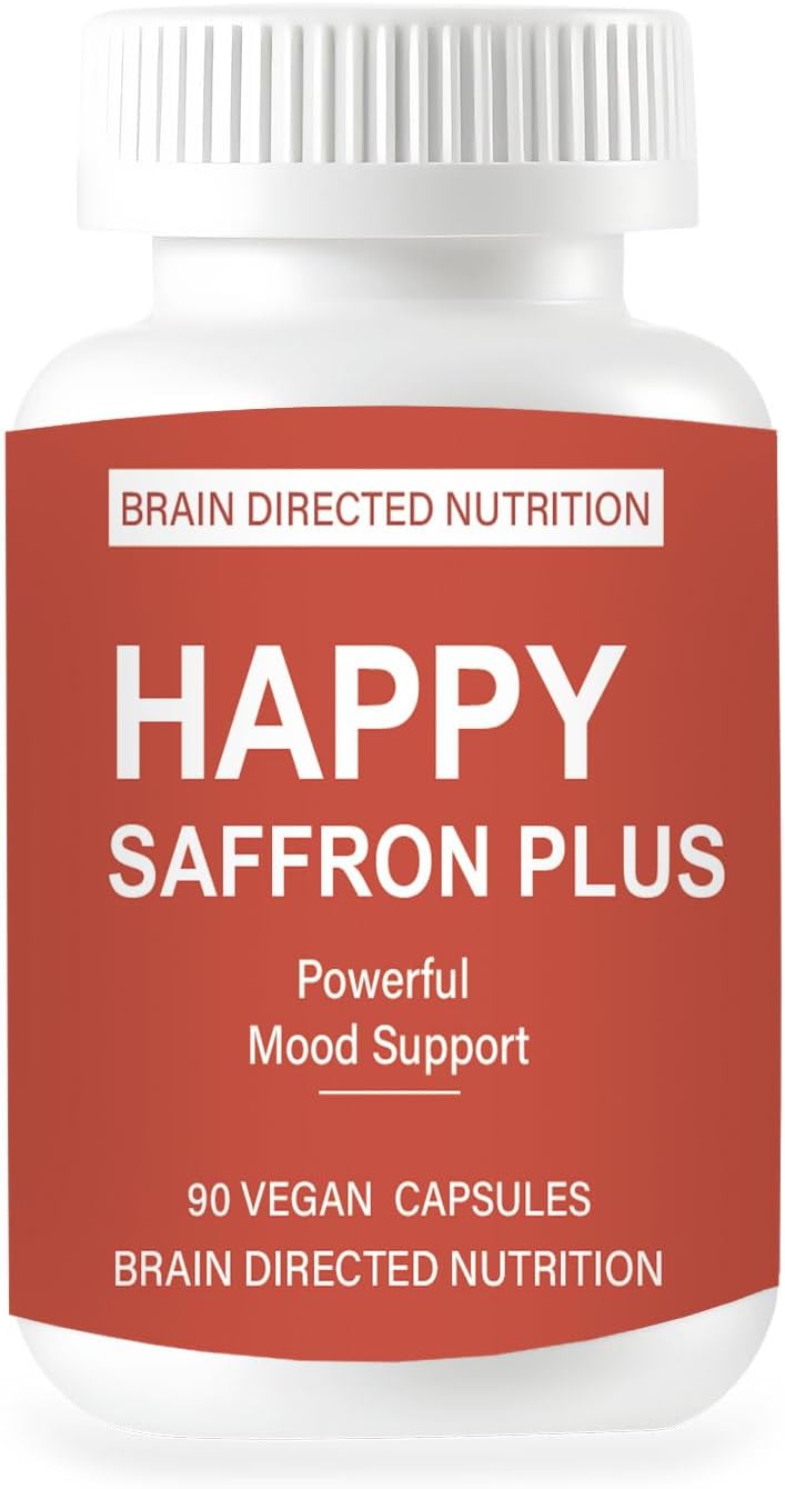 Happy Saffron Plus Capsules for Mood and Mental Clarity Support