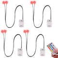 RGB LED Glowing Eyes with Remote - 4 Pack Halloween Eye Lights