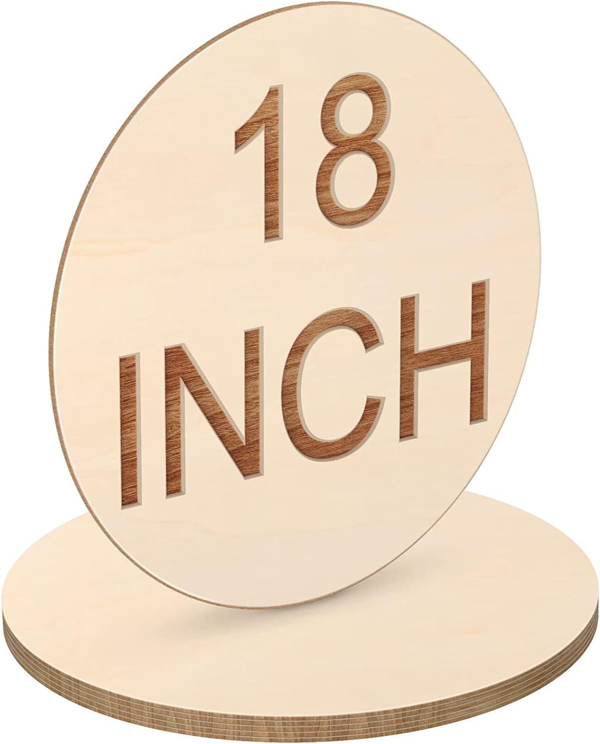 18 Inch Round Wood Circles for Crafts and DIY Projects