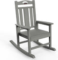 Oversized HDPE Rocking Chair for All Weather | Ciokea | 380lbs Capacity