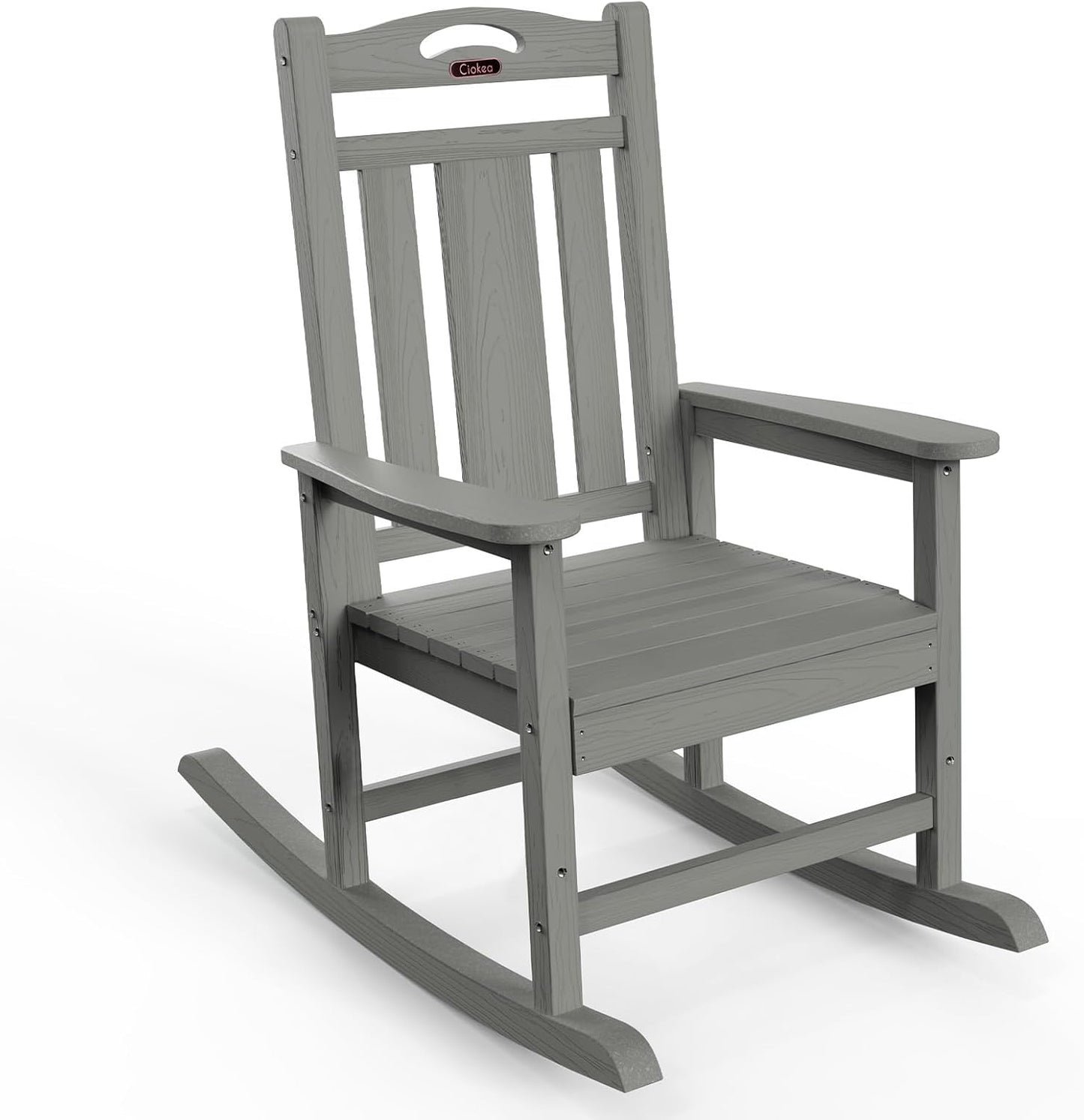 Oversized HDPE Rocking Chair for All Weather | Ciokea | 380lbs Capacity